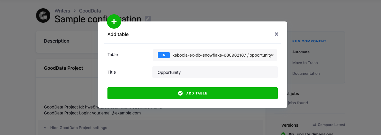Screenshot - Add Table